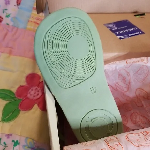 Livie & Luca Pink Leather Sandals with Multicolor Straps Nova Size 11 New in Box - Picture 4 of 6